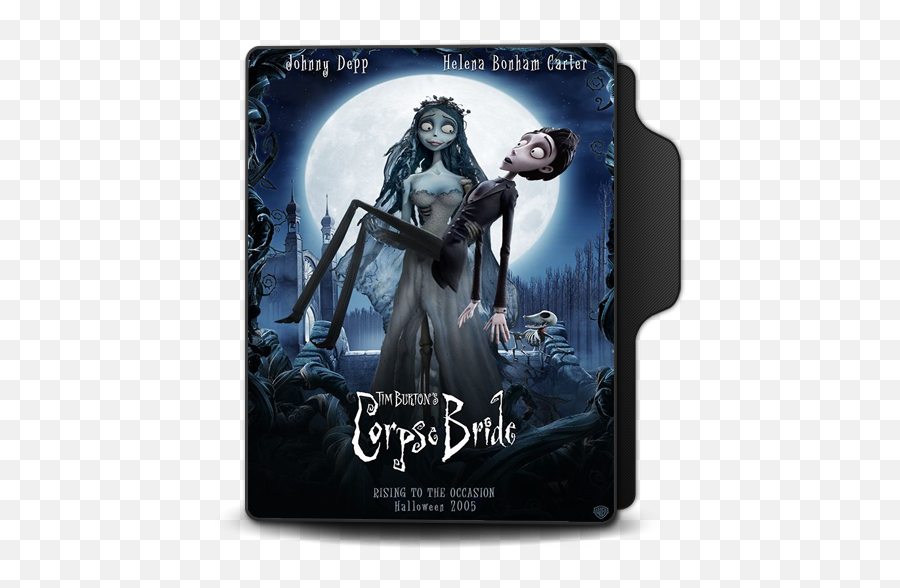 Corpse Bride Movie Folder Icon - Designbust Nightmare Before Christmas Corpse Bride Png,Icon Bridal & Formal