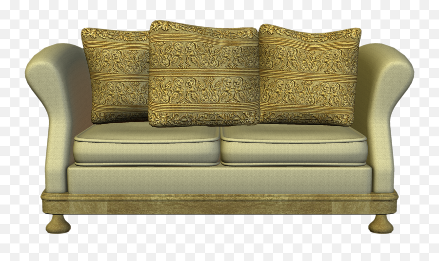 Sofa Png Image - Sofa With Cushion Png,Sofa Transparent
