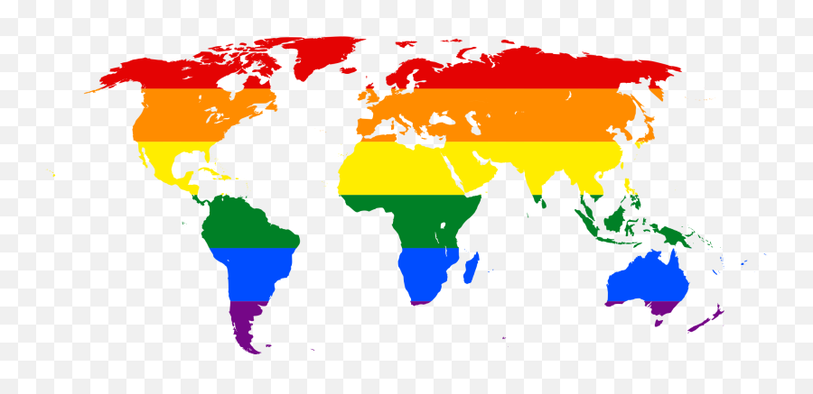 Snappygoat - Lgbt In The World Png,Gay Pride Flag Png