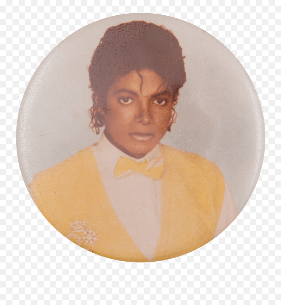Michael Jackson Yellow Tuxedo Busy Beaver Button Museum - Michael Jackson Transparent Circle Png,Michael Jackson Transparent