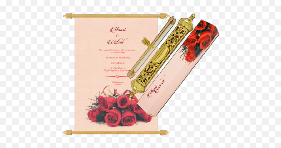 Wedding Invitations Scroll Design - Terete Scroll Wedding Cards Png,Scroll Clipart Transparent Background