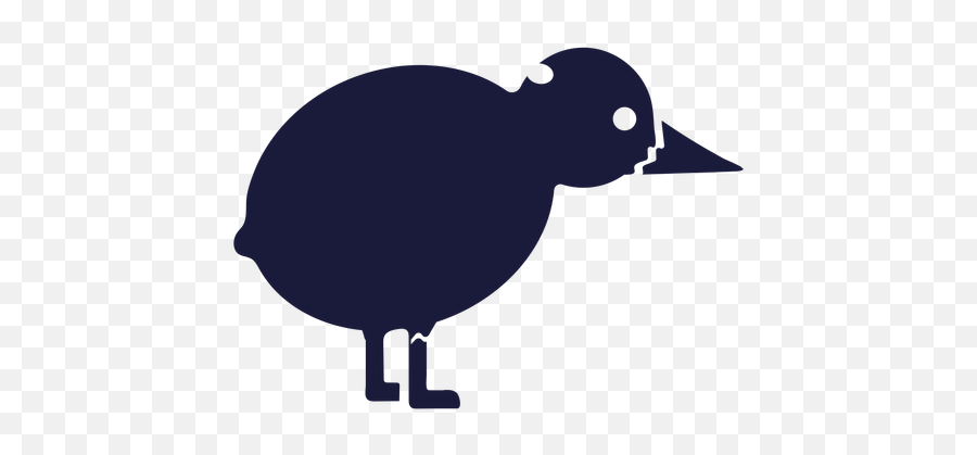 Bird Silhouette Kiwi - Illustration Png,Kiwi Bird Png