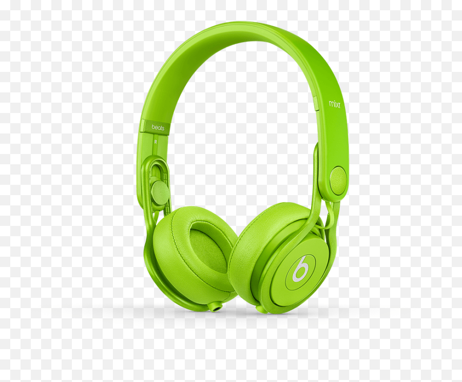 Green Dj Headphones - Green Beats Headphones Png,Dj Headphones Png