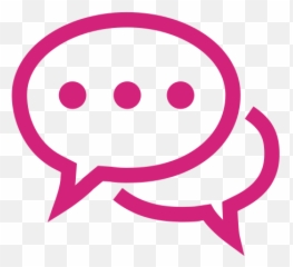 Text Message Icon Png - Pink Chat