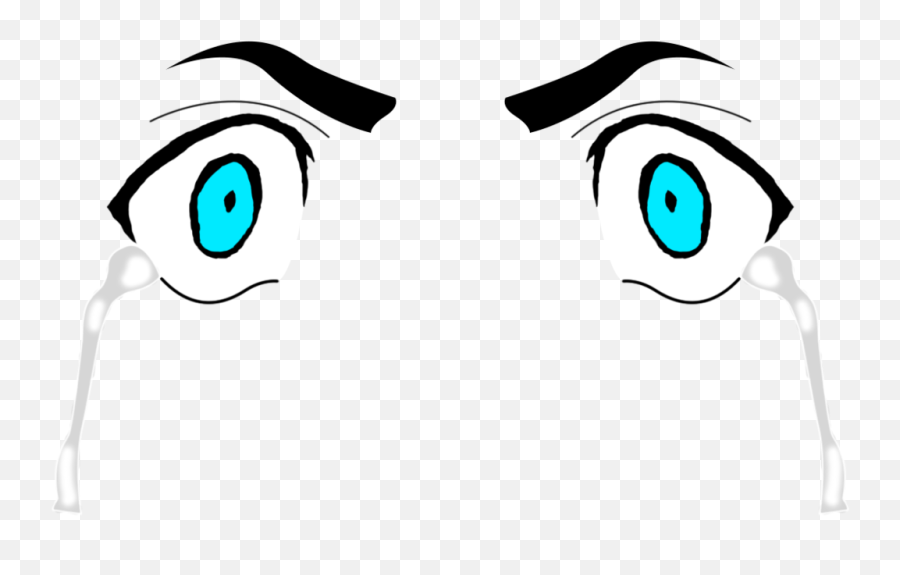 Download Crying Eyes Cartoon Png Image - Anime Crying Eyes Png,Crying Eyes Png