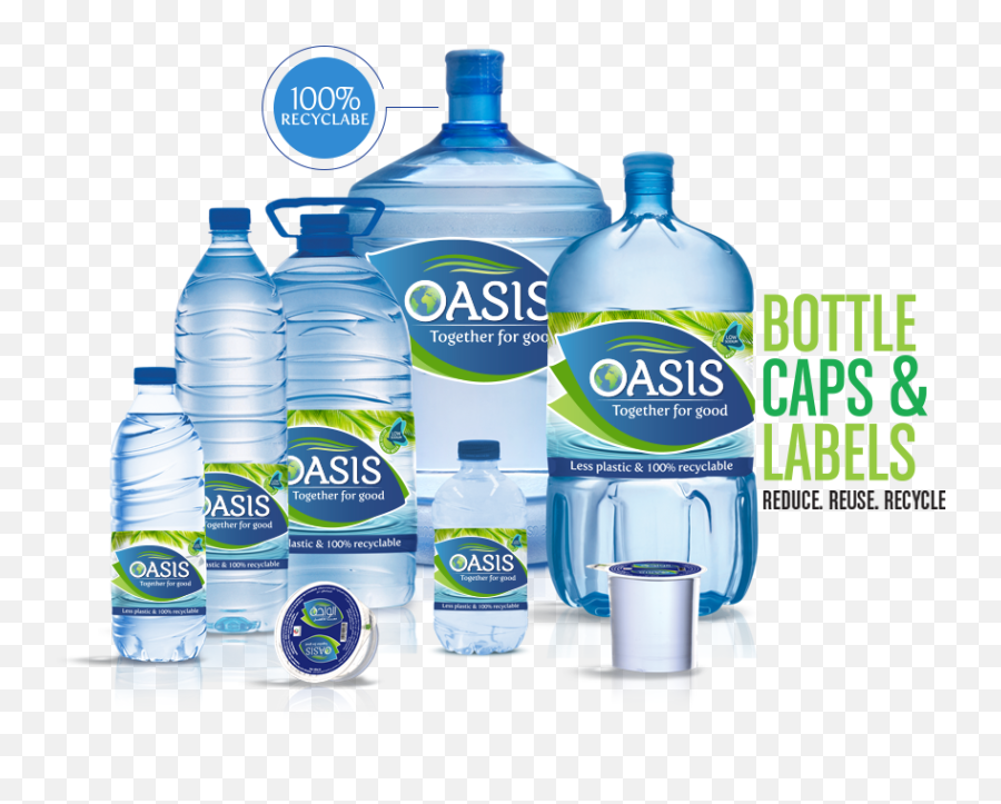 Our Oasis U2013 Together For Good - Oasis Mineral Water Label Png,Plastic Water Bottle Png