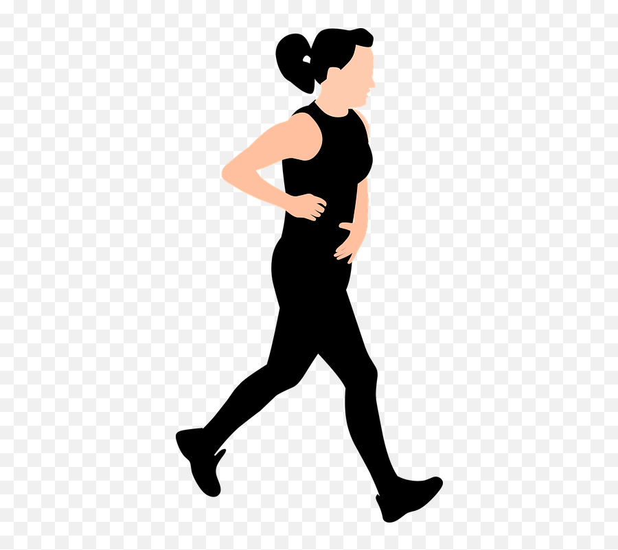 Run Woman Runner - Running Woman Illustrations Png,People Running Png