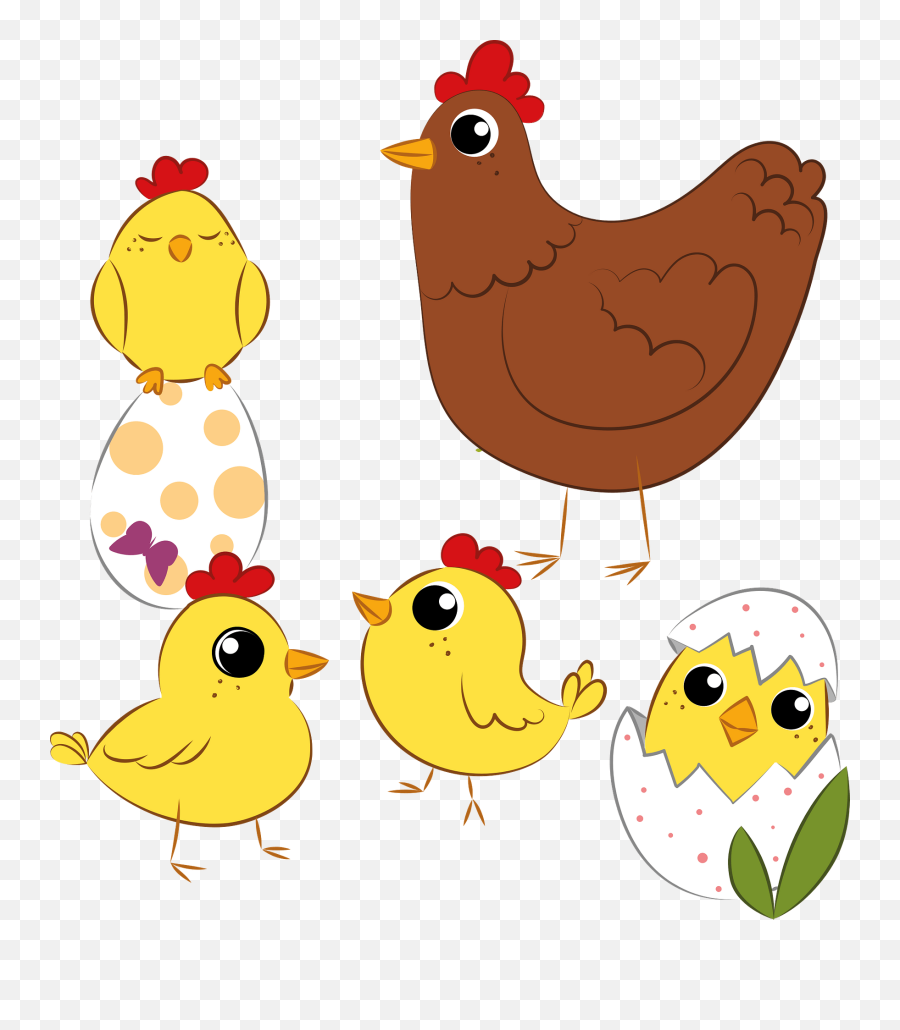 Easter Chickens Clipart Free Download Transparent Png - Cartoon,Chicken Clipart Png