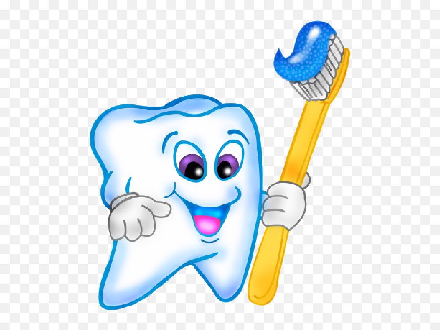 Tooth Clipart Png 5 Image - Clip Art Cartoon Brushing Teeth,Tooth Clipart Png