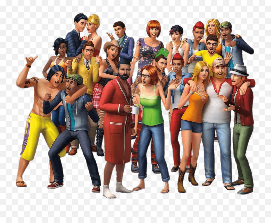 Cartoon Game Simulator Png Images - Sims 4 Pre Made Sims,Sims Png