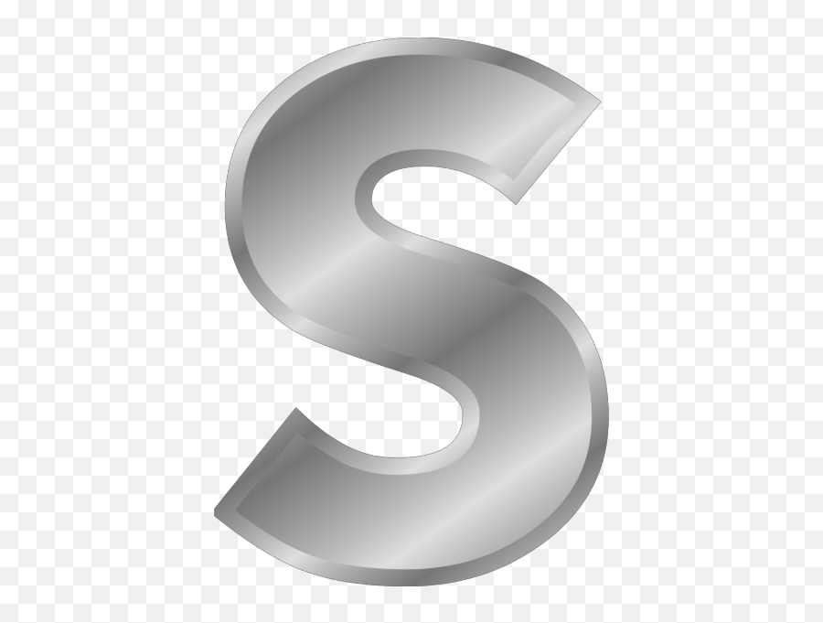 Download S Alphabet Png Hq Image - Silver Letter S Png,S Png