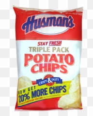 Husmanu0027s Potato Chips U0026 Snacks Since 1919 - Potato Chip Png,Bag Of Chips Png