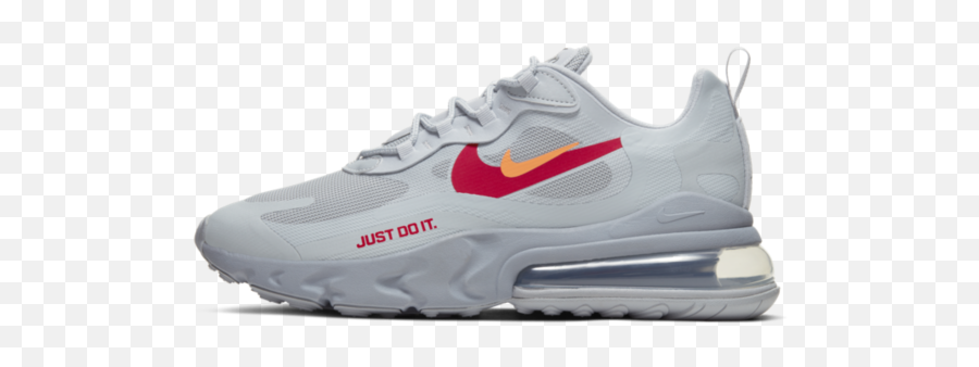 Nike Air Max 270 React U0027just Do Itu0027 Ct2203 - 002 Sneakerjagers Mens Air Max 270 React Grey Png,Just Do It Transparent