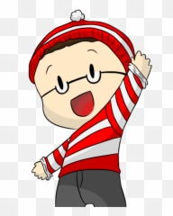 Zombie Waldo Png Clipart Banner Black - Illustration,Waldo Png