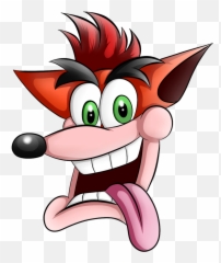 Crash Bandicoot Icon 59949 - Free Icons Library Face Drawing png