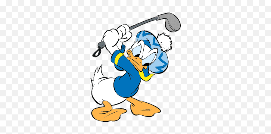 Hobbies - Donald Duck Donald Duck Playing Golf Png,Daffy Duck Png