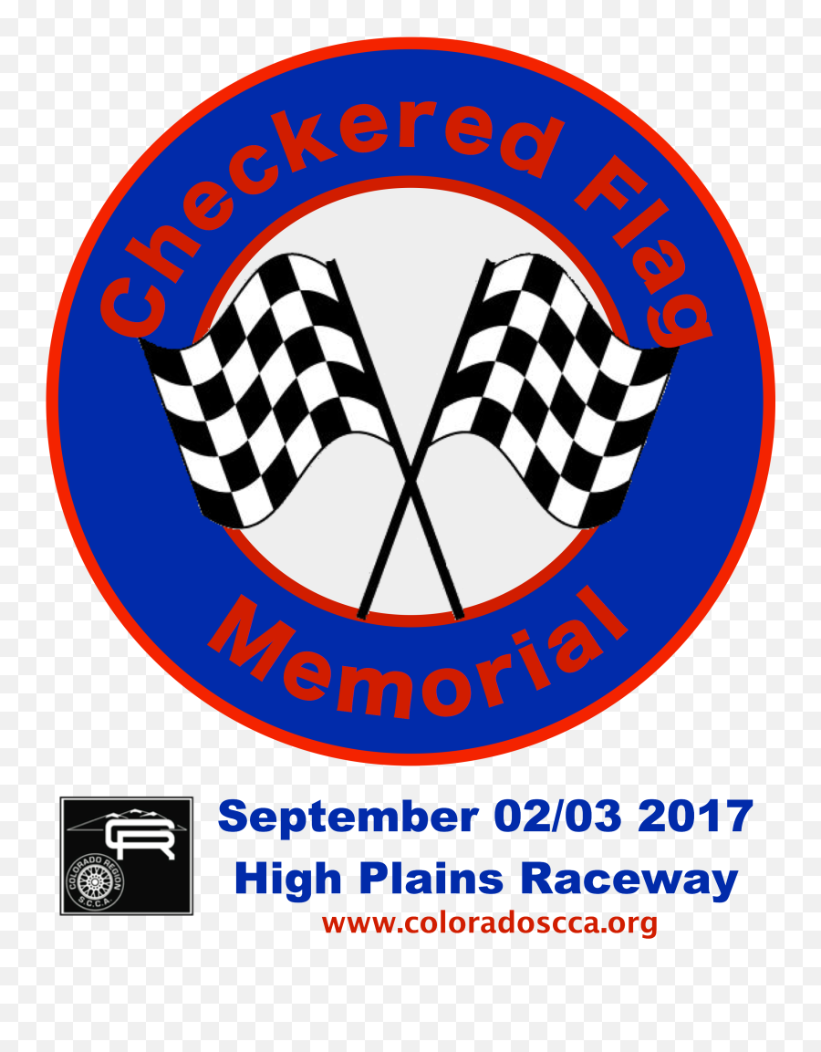 Checkered Flag Memorial Scca - Cdr Clip Art Png,Checkered Flag Png