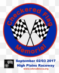 Checkered Flag Memorial Scca - CDR Clip Art png