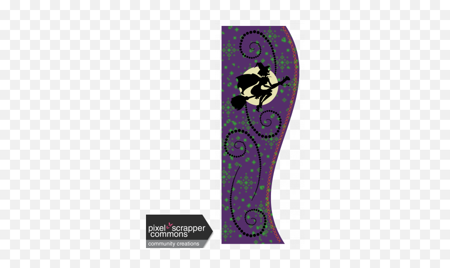 Halloween Border Graphic By Laura Dulle Pixel Scrapper - Halloween Witch Clip Art Png,Halloween Border Png