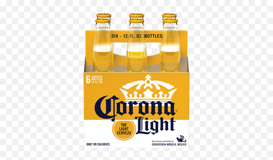 Corona Light 6pk 12oz - Corona Light Beer Png,Corona Bottle Png