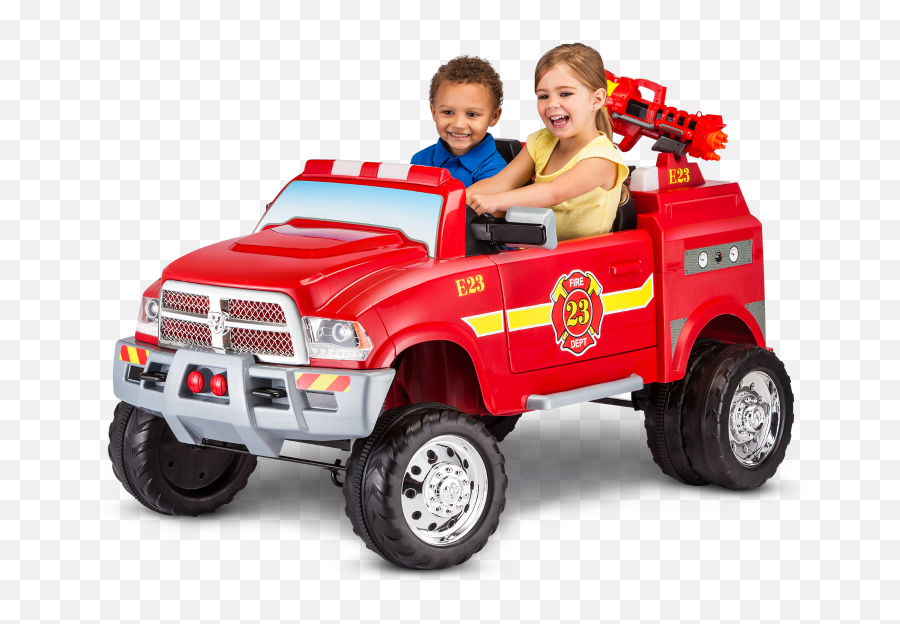 Ram 3500 Fire Truck - Kids Ride On Fire Truck Png,Firetruck Png