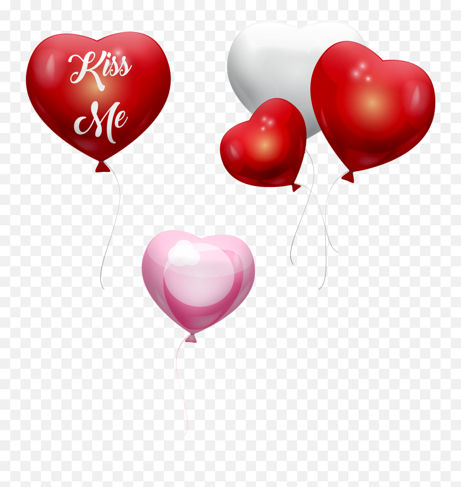 Valentine Balloons Heart - Free Image On Pixabay Balloon Png,Heart Balloons Png