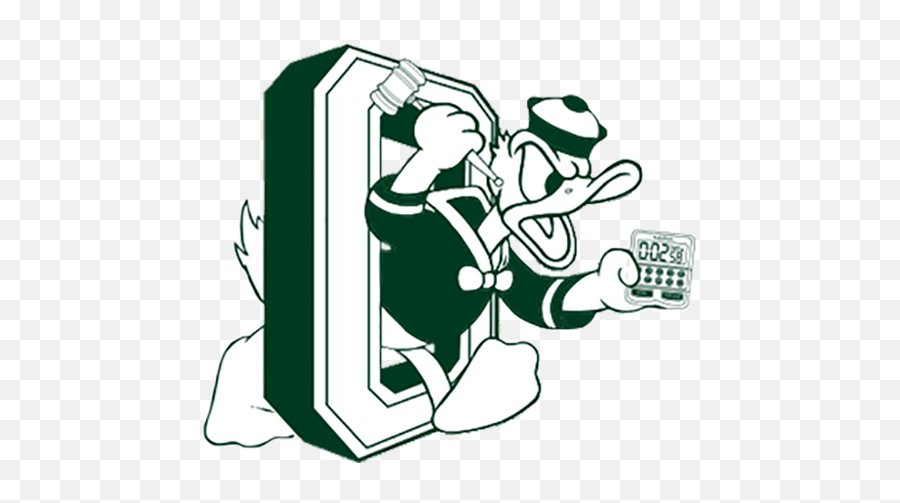 Oregon Ducks Football Clipart - Oregon Ducks Logo Svg Png,Oregon Ducks Logo Png