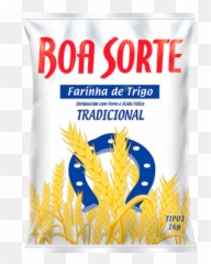 Farinha De Trigo Png Transparent Images - Farinha De Trigo Boa Sorte Tradicional 1kg,Trigo Png