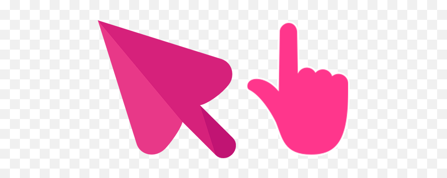 Pink - Custom Cursor Browser Extension Vertical Png,Albertsstuff Logo