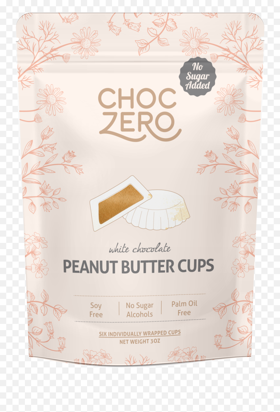 White Chocolate Peanut Butter Cups - No Added Sugar Keto Friendly Household Supply Png,Reese's Peanut Butter Cups Logo
