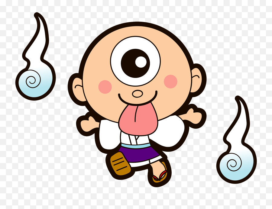 Monster Hitotsume Kozo - Japanese Child Cyclops Clipart Png,Cyclops Png