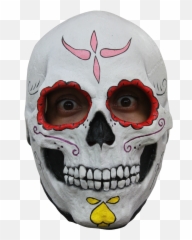 Catrina Skull Mask - Queen Of The South Mask Png,Skull Mask Png