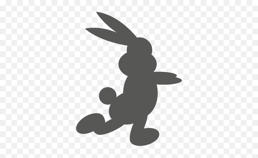 Bunny Easter Running Icon - Silueta De Conejo Corriendo Png,Running Icon Png