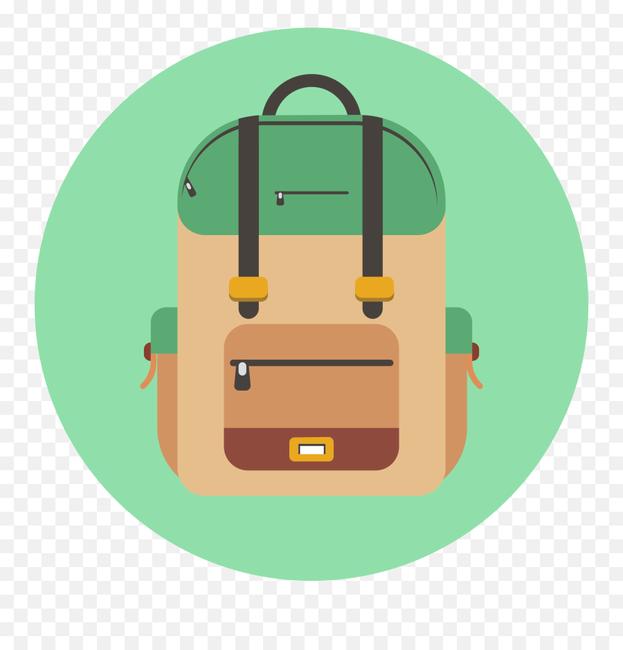 Backpack School Bag Icon - Backpack Icon Png,Bag Icon Png