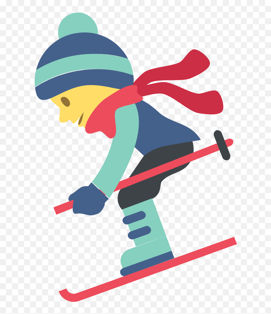 Water Skiing Cliparts 11 Buy Clip Art - Skiing Emoji Png Snow Skiing Clipart,Water Emoji Transparent