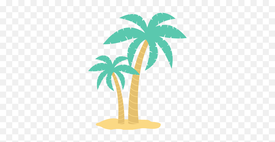 Coconut Tree Date Color Vector Icon - Beach Palm Tree Vector Png,Post Date Icon