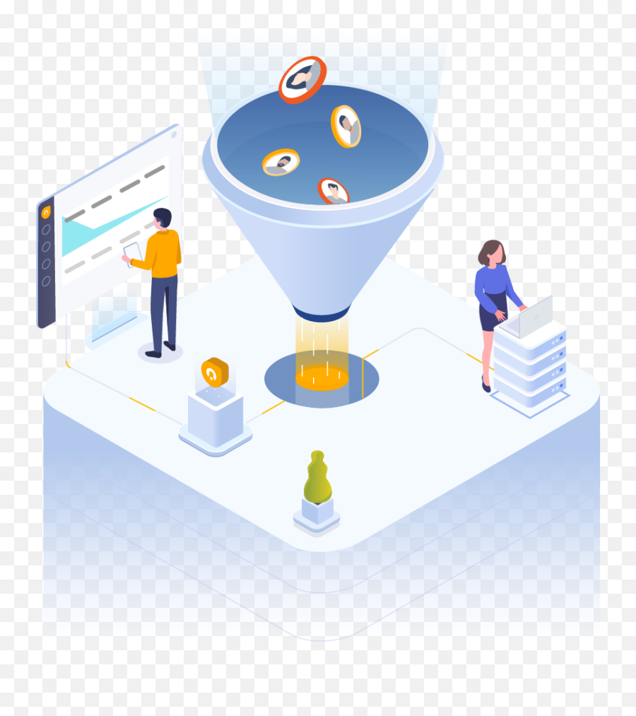 Funnel Analysis Freshworks Crm - Illustration Png,Pageviews Icon