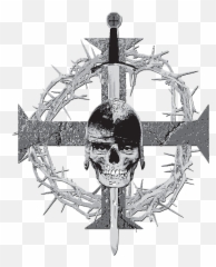 Smiling Skull Bath Towel - Scary png