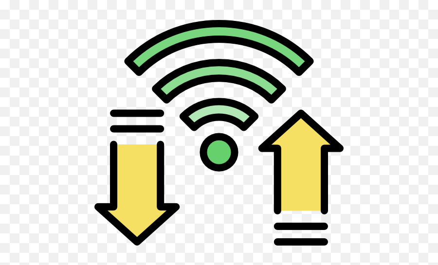 Wifi Symbol With Arrows Arrow In Upper Right Corner - Wifi Logo Png Minimalist,Samsung Phone Icon Meanings