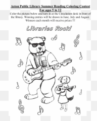 Library Coloring Contest Aston Public - Dot png