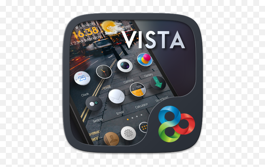 Vista Go Launcher Theme - Dot Png,Vista Calculator Icon