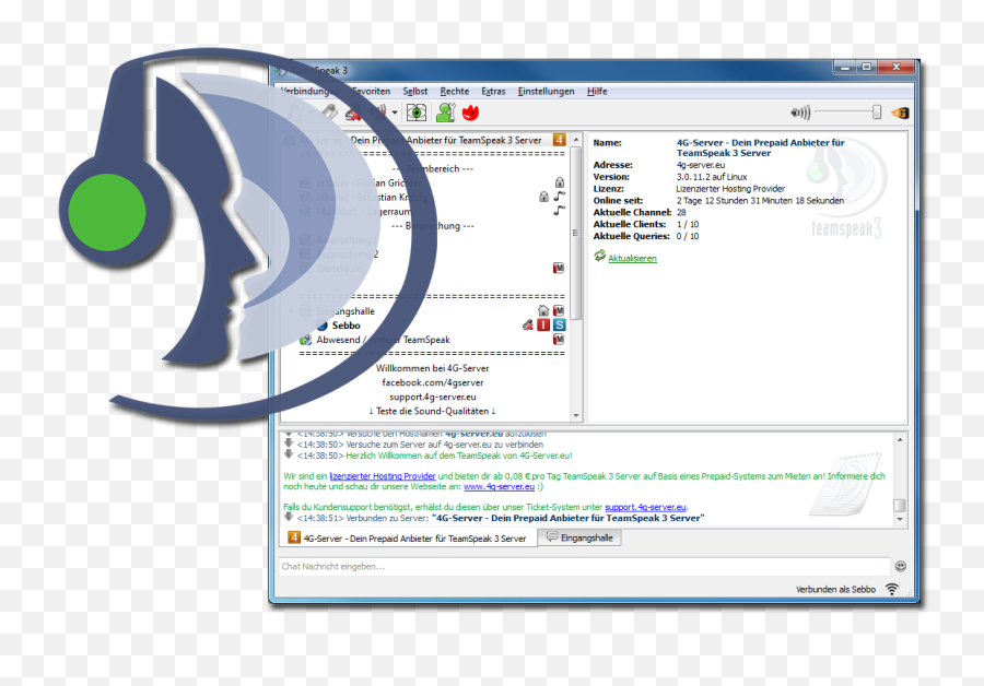 Prepaid Teamspeak 3 Server Günstig Mieten - 4gserver Technology Applications Png,Teamspeak Client Icon