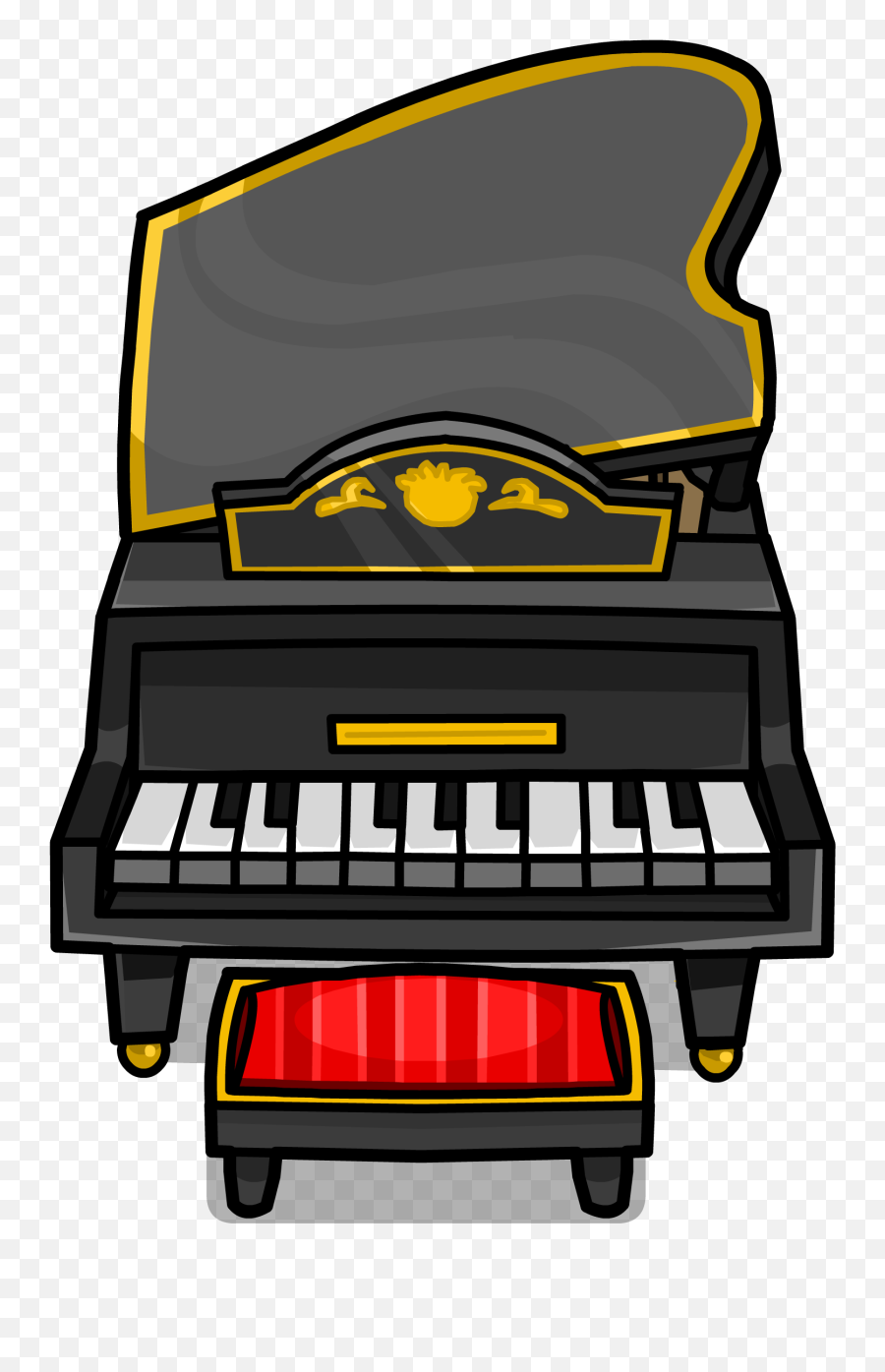 Grand Piano Sprite 001 - Piano Sprite Png,Grand Piano Png