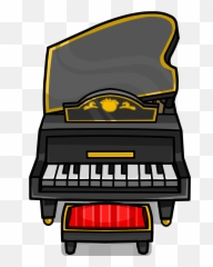 Grand Piano Sprite 001 - Piano Sprite Png,Grand Piano Png