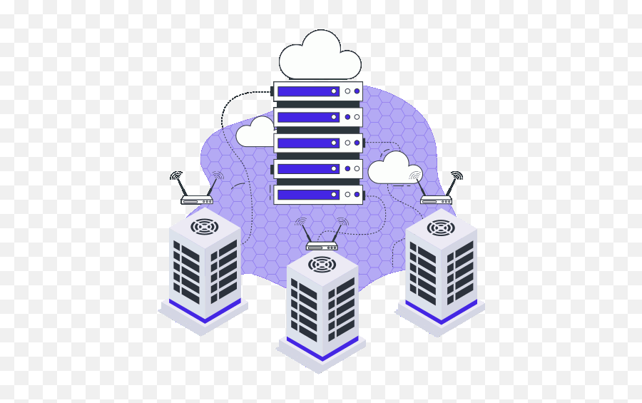 Shared Hosting Secure Web And Domain Registration - Virtualization Gif Png,Storage Area Network Icon