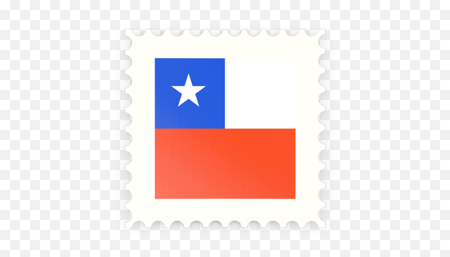 Postage Stamp Icon Illustration Of Flag Chile - Chile Stamp Png,Stamps Icon