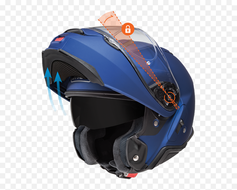 Shoei Neotec Ii Modular Solid Helmet - Sportbike Track Gear Shoei Neotec 2 Plain Matt Blue Metallic Png,Icon Helmet Review