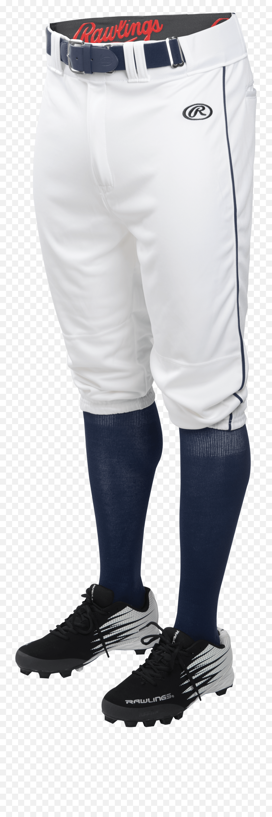 Rawlings Youth Launch Knicker Piped Baseball Pant Whitenavy Stripe Small - Short Baseball Pants Png,Under Armour Icon Pant