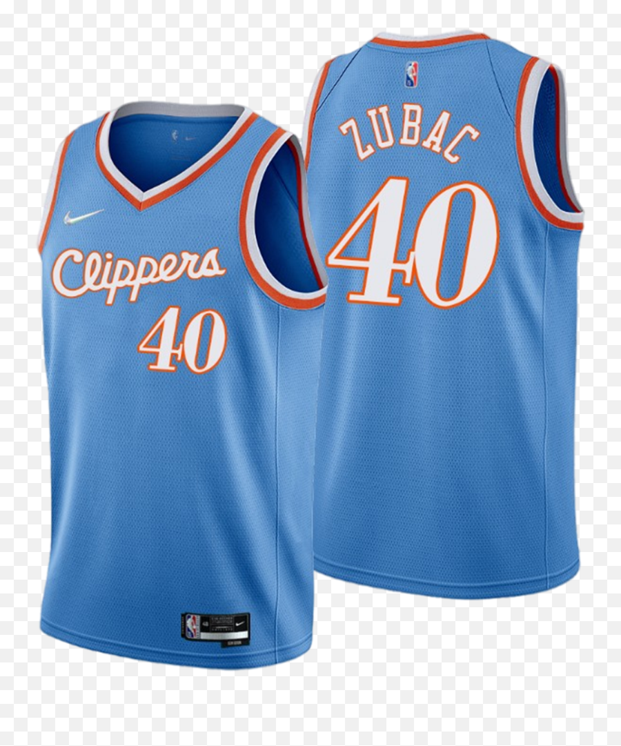 Los Angeles Clippers Ivica Zubac 40 Nike Blue 2021 Swingman - La Clippers Paul George Jersey 21 22 Png,40 Icon