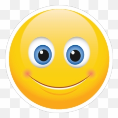 Cute Smile Emoji Sticker - png